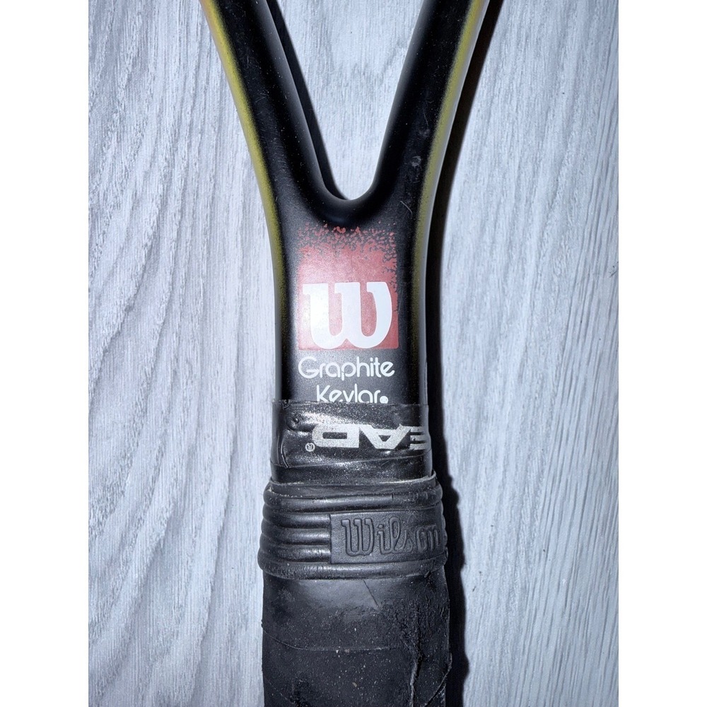 Wilson Pro staff Classic Tennis Racket 95 SQ in graphite Black - Picture 3 of 11